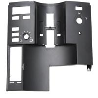 Fronttüre in schwarz mit Steg für Kugelaufnahme